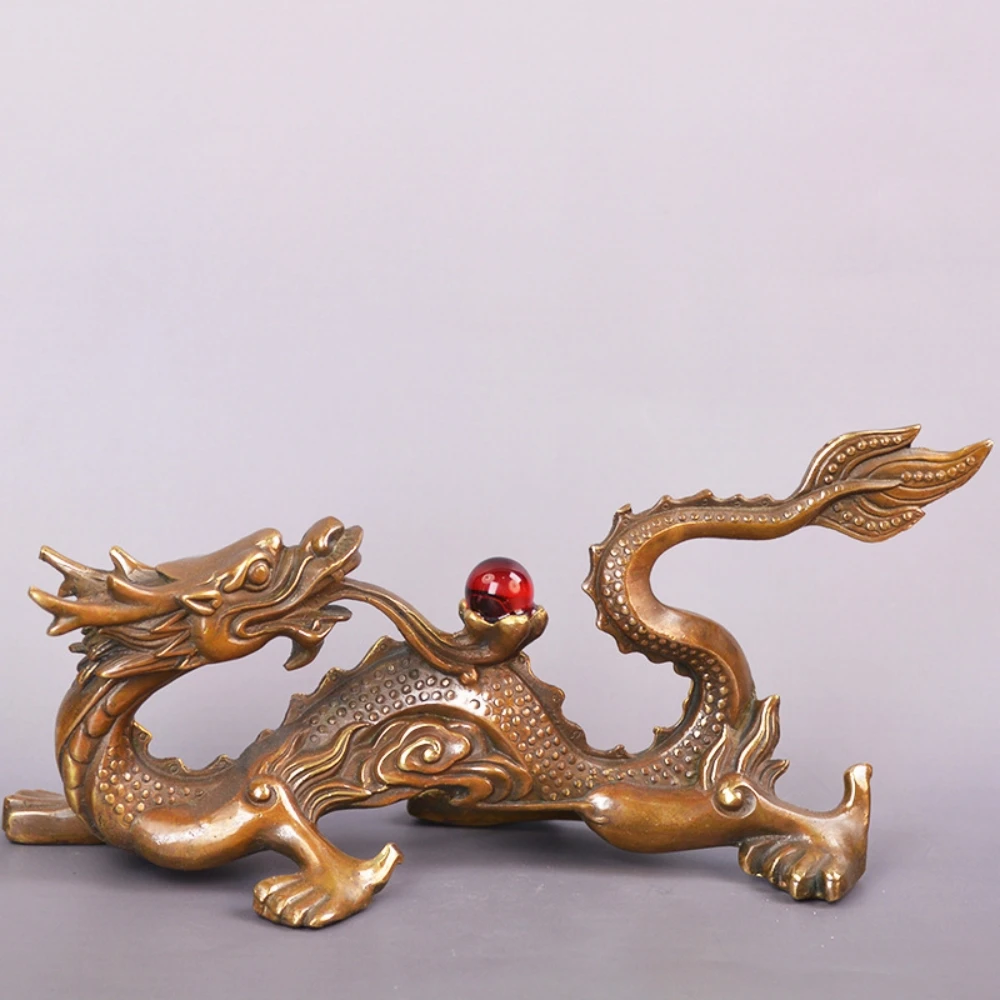 Home Decoration Dragon Statue Antique Ornament Dragon Home Office Temple Entrance Copper Dragon Gift Ornament Decor
Home Decoration Dragon Statue Antique Ornament Dragon Home Office Temple Entrance Copper Dragon Gift Ornament Decor