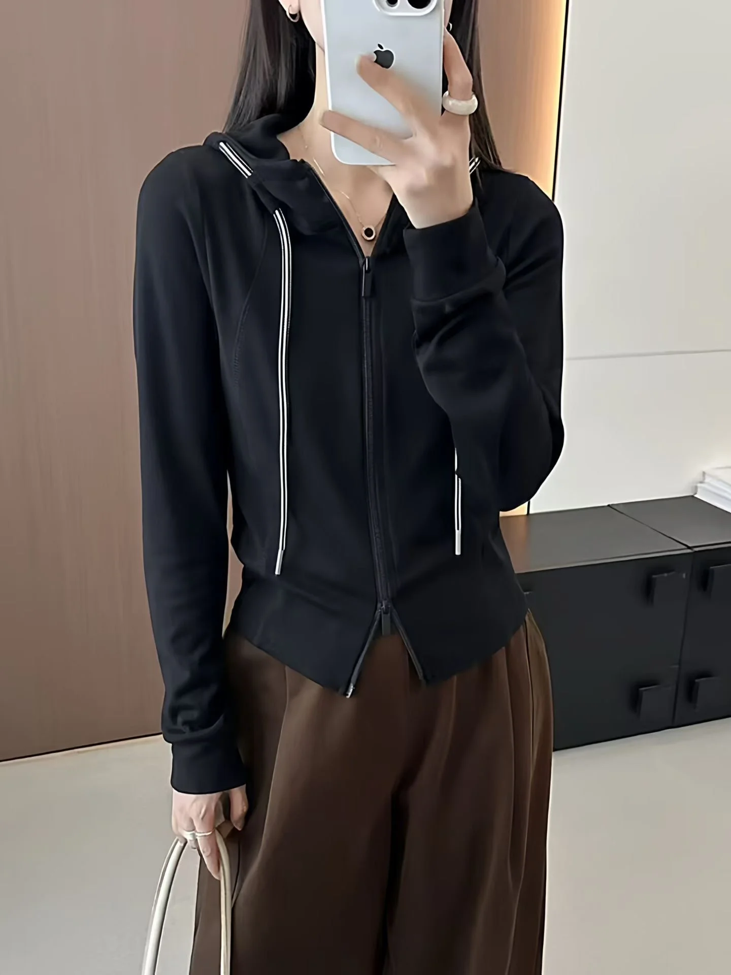 Elephant 96330 Autumn Winter Fleece Lined Brushed Double Zipper Casual Anti Aging Hoodie Jacket Open Cardigan Women's Fashion
Elephant 96330 Autumn Winter Fleece Lined Brushed Double Zipper Casual Anti Aging Hoodie Jacket Open Cardigan Women's Fashion