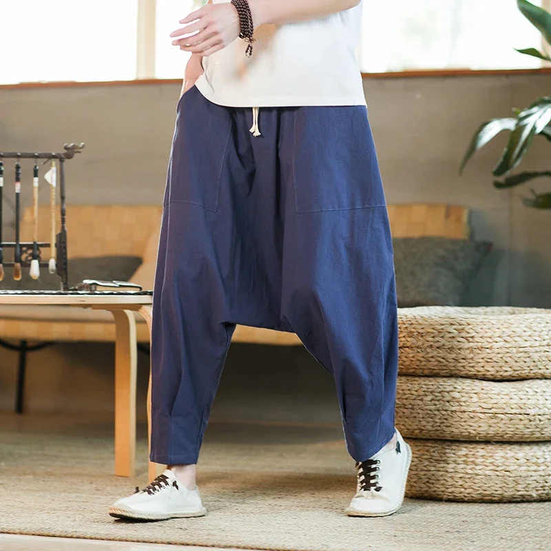 Chinese Style Baggy Cross-Pants Men Hip Hop Trousers Men Pants New 2024 Spring Streetwear Dance Sweatpants Harem Pants Men
Chinese Style Baggy Cross-Pants Men Hip Hop Trousers Men Pants New 2024 Spring Streetwear Dance Sweatpants Harem Pants Men