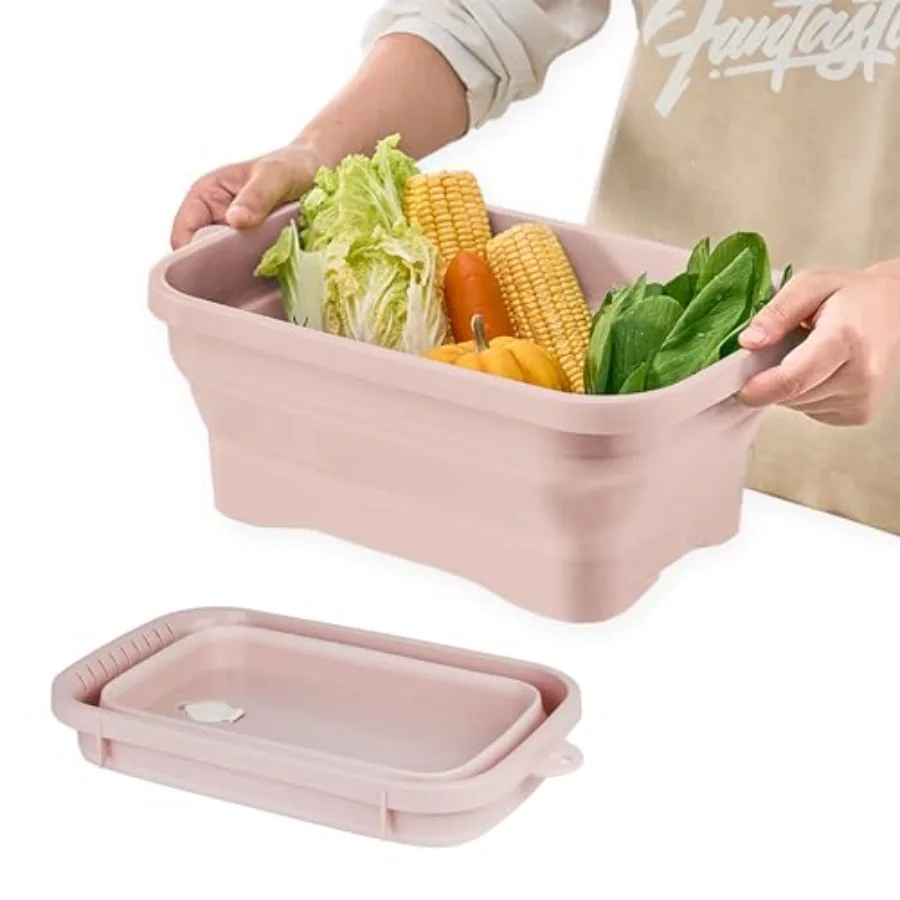 Collapsible Dish Pans, 2Gal 7.5L Capacity, Plastic Dish Tub Dishpan for Kitchen Sink with Drainage Hole, Foldable Small Wash Ba
Collapsible Dish Pans, 2Gal 7.5L Capacity, Plastic Dish Tub Dishpan for Kitchen Sink with Drainage Hole, Foldable Small Wash Ba