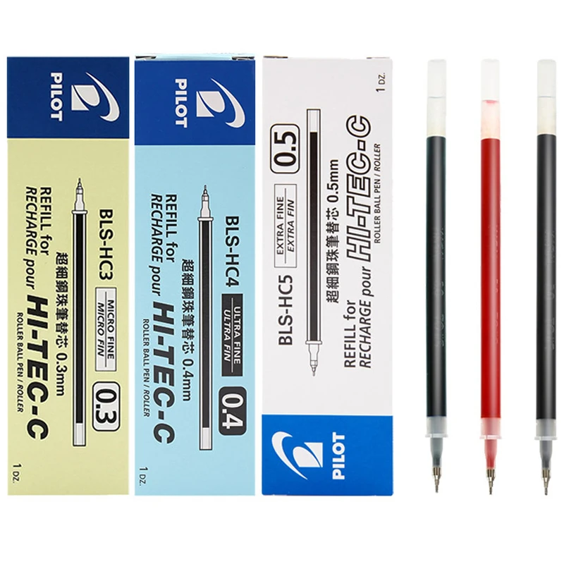 3 Pieces Japan Pilot Hi-Tec C BLLH-20C4 0.3mm 0.4mm 0.5mm Neutral Gel Pen Refill Water Ball Pen Refill BLS-HC4 Stationary
3 Pieces Japan Pilot Hi-Tec C BLLH-20C4 0.3mm 0.4mm 0.5mm Neutral Gel Pen Refill Water Ball Pen Refill BLS-HC4 Stationary
