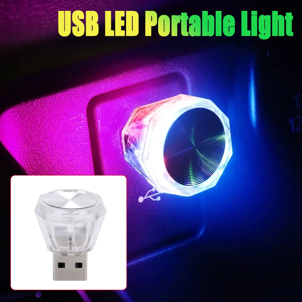 Car USB LED Portable Light Plug Play Ambient Light Decorative Atmosphere Lamps For Interior Environmentled lights decor
Car USB LED Portable Light Plug Play Ambient Light Decorative Atmosphere Lamps For Interior Environmentled lights decor 