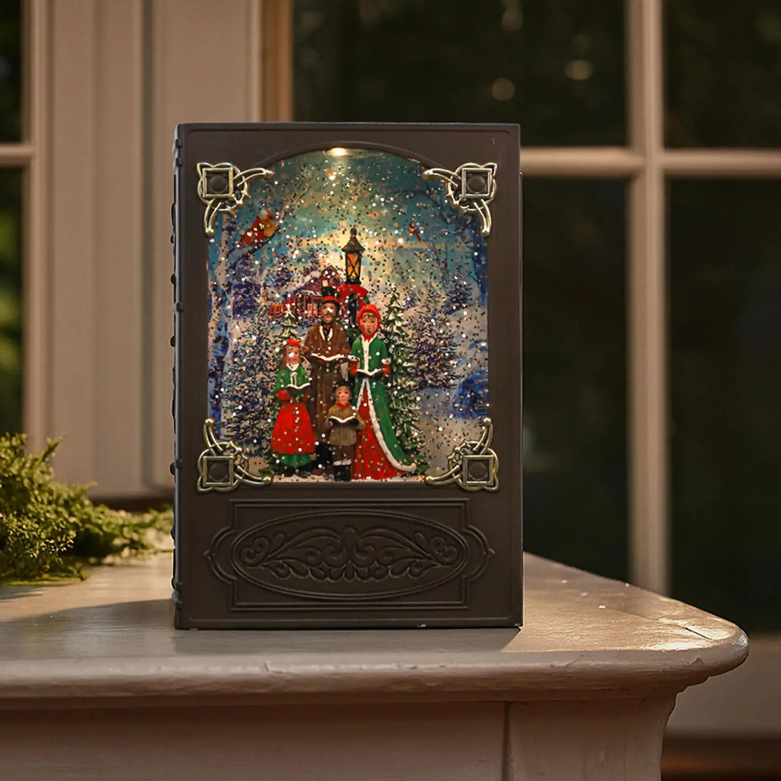 Musical Box Christmas Ornament Lighted Snow Globe for Room Decoration and Luxury Holiday Home Decor
Musical Box Christmas Ornament Lighted Snow Globe for Room Decoration and Luxury Holiday Home Decor