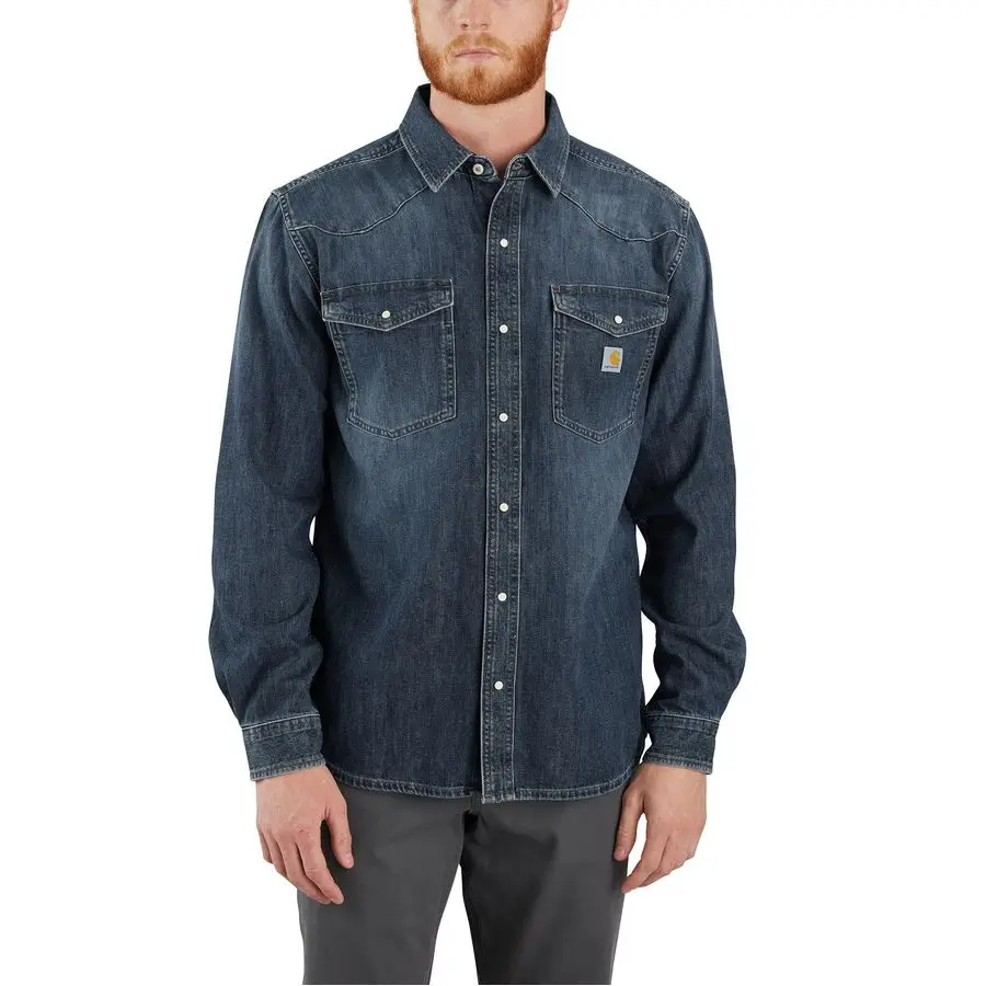 Montana Relaxed Fit Midweight Denim LongSleeve Snap Front Shirt
Montana Relaxed Fit Midweight Denim LongSleeve Snap Front Shirt