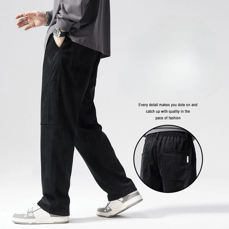 Men's Autumn Winter Corduroy Casual Y2K Pants Chenille Thick Stretch Business Trousers Mid-rise Brand Winter Thermal Baggy Pants
Men's Autumn Winter Corduroy Casual Y2K Pants Chenille Thick Stretch Business Trousers Mid-rise Brand Winter Thermal Baggy Pants