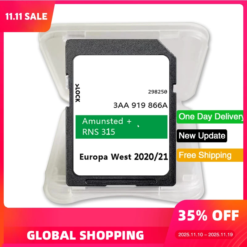 8GB SD Card Maps Europe UK Update RNS 315 Amunsted+ for Skoda Fabia Roomster Octavia Superb Rapid Vehicle Navigation 2020/21
8GB SD Card Maps Europe UK Update RNS 315 Amunsted+ for Skoda Fabia Roomster Octavia Superb Rapid Vehicle Navigation 2020/21