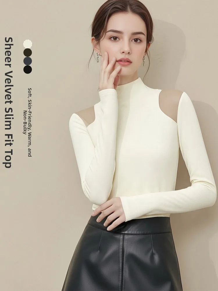 Ele Sle, женское боди Long Sve Base irt Inner Wear Me Splice, облегающее боди с высоким воротником, дышащая смесь хлопка
Ele Sle, женское боди Long Sve Base irt Inner Wear Me Splice, облегающее боди с высоким воротником, дышащая смесь хлопка