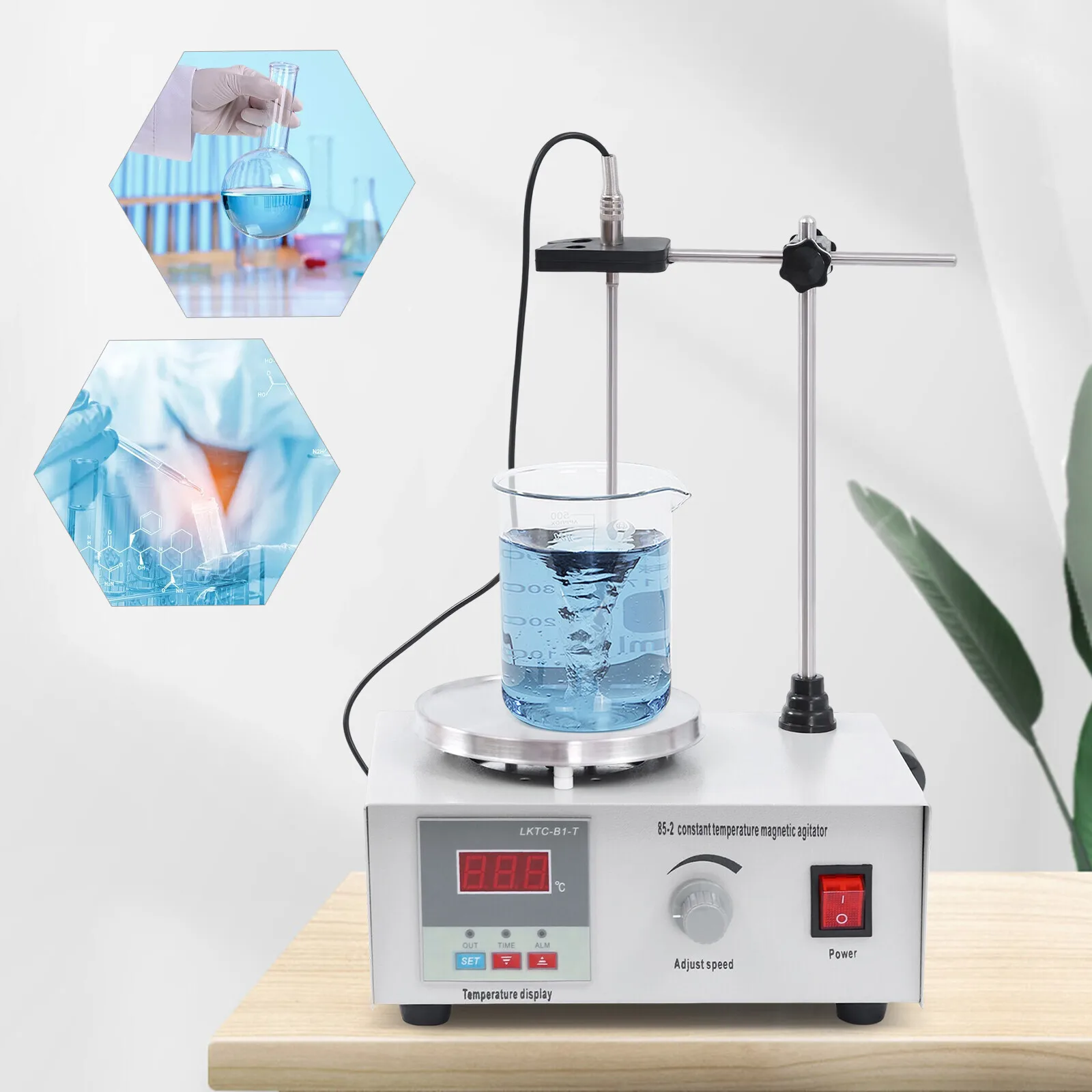 2000ml 250W 110V Magnetic Stirrer Hot Plate Mixer 1-2000RPM with Digital Temperature Display
2000ml 250W 110V Magnetic Stirrer Hot Plate Mixer 1-2000RPM with Digital Temperature Display