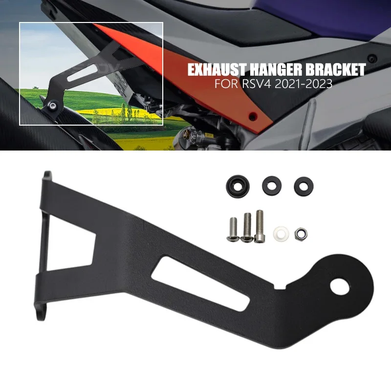 Fit For RSV4 Motorcycle Aluminum Exhaust Hanger Bracket Black Accessories Muffler Support Tuono V4 2021 2022 2023
Fit For RSV4 Motorcycle Aluminum Exhaust Hanger Bracket Black Accessories Muffler Support Tuono V4 2021 2022 2023