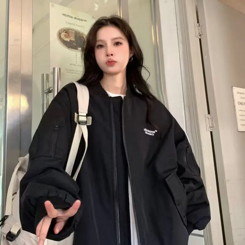 Women'S Zipper Jackets Youthful Woman Clothes Grunge Distressed Vintage Retro Black Casual Cool Streetwear Fashion Outerwear
Women'S Zipper Jackets Youthful Woman Clothes Grunge Distressed Vintage Retro Black Casual Cool Streetwear Fashion Outerwear