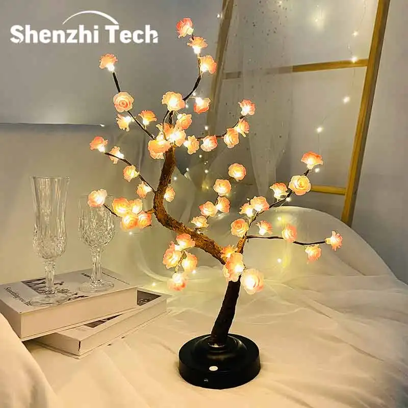 Shenzhi Tech Plum Blossom Tree Lamp, DIY Flexible Branches Touch Switch LED Light for Home Office Room Decor
Shenzhi Tech Plum Blossom Tree Lamp, DIY Flexible Branches Touch Switch LED Light for Home Office Room Decor