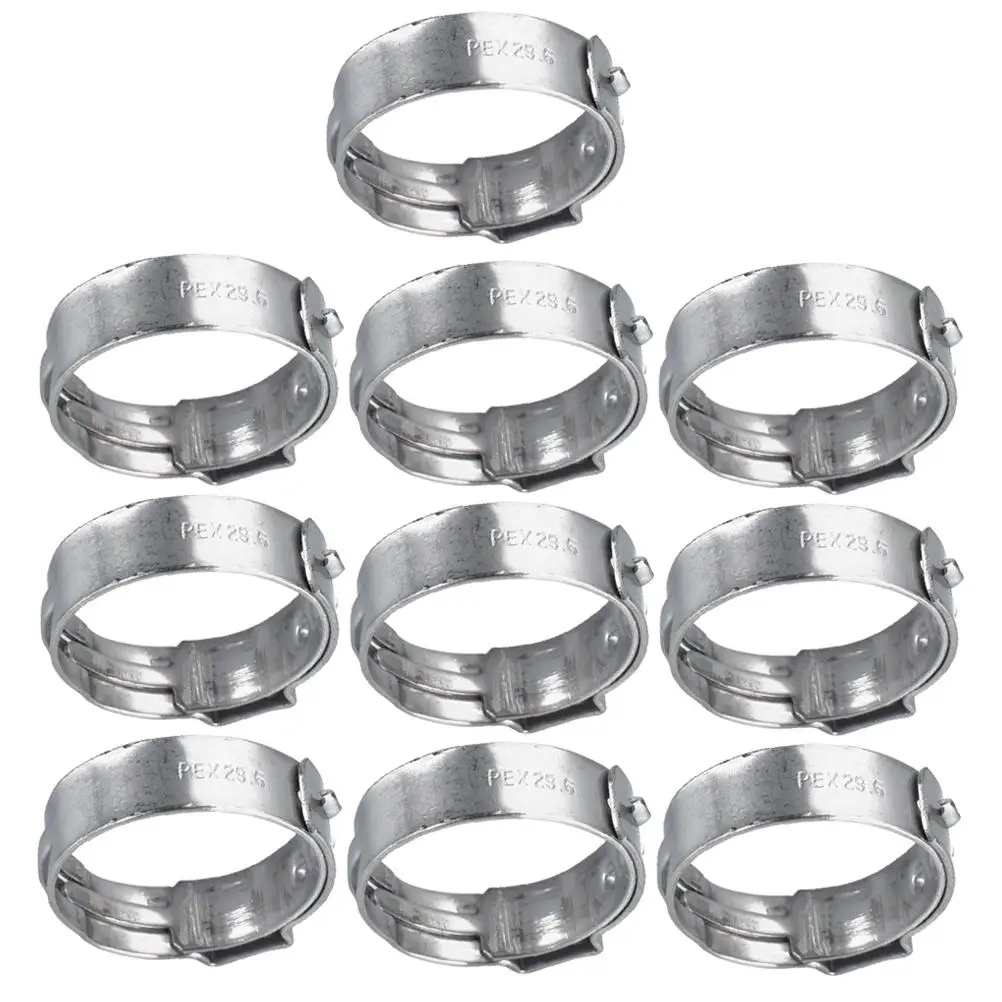10 Pcs Single Ear Clamp Stainless Steel Heavy Duty Hose Clamps Worm Drive Gas Pipe Tubing Lines Secure Electrical Equipment
10 Pcs Single Ear Clamp Stainless Steel Heavy Duty Hose Clamps Worm Drive Gas Pipe Tubing Lines Secure Electrical Equipment