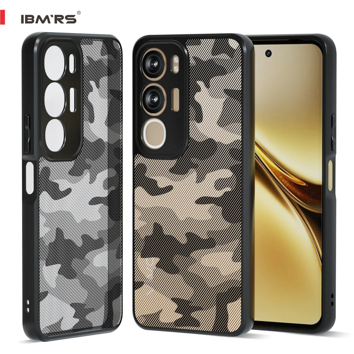 IBMRS for VIVO Y29 5G Phone Case, Camouflage Shockproof Cover, PC+TPU Dual Layer Heavy Duty Armor
IBMRS for VIVO Y29 5G Phone Case, Camouflage Shockproof Cover, PC+TPU Dual Layer Heavy Duty Armor