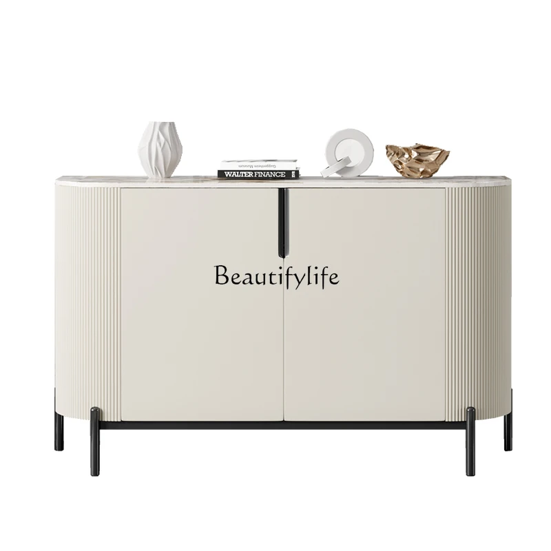 Light luxury entrance cabinet, living room, modern tea cabinet against the wall, simple door decoration
Light luxury entrance cabinet, living room, modern tea cabinet against the wall, simple door decoration
