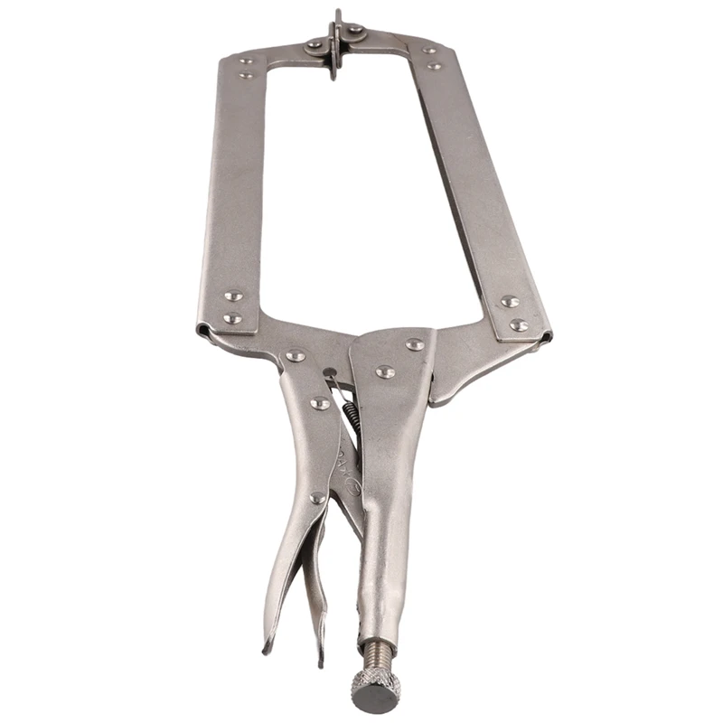 C Type Fixture Metal Face Clamp Welded Steel Clip Jaw Locking Welding Pliers Woodworking Tenon Positioning Tool
C Type Fixture Metal Face Clamp Welded Steel Clip Jaw Locking Welding Pliers Woodworking Tenon Positioning Tool