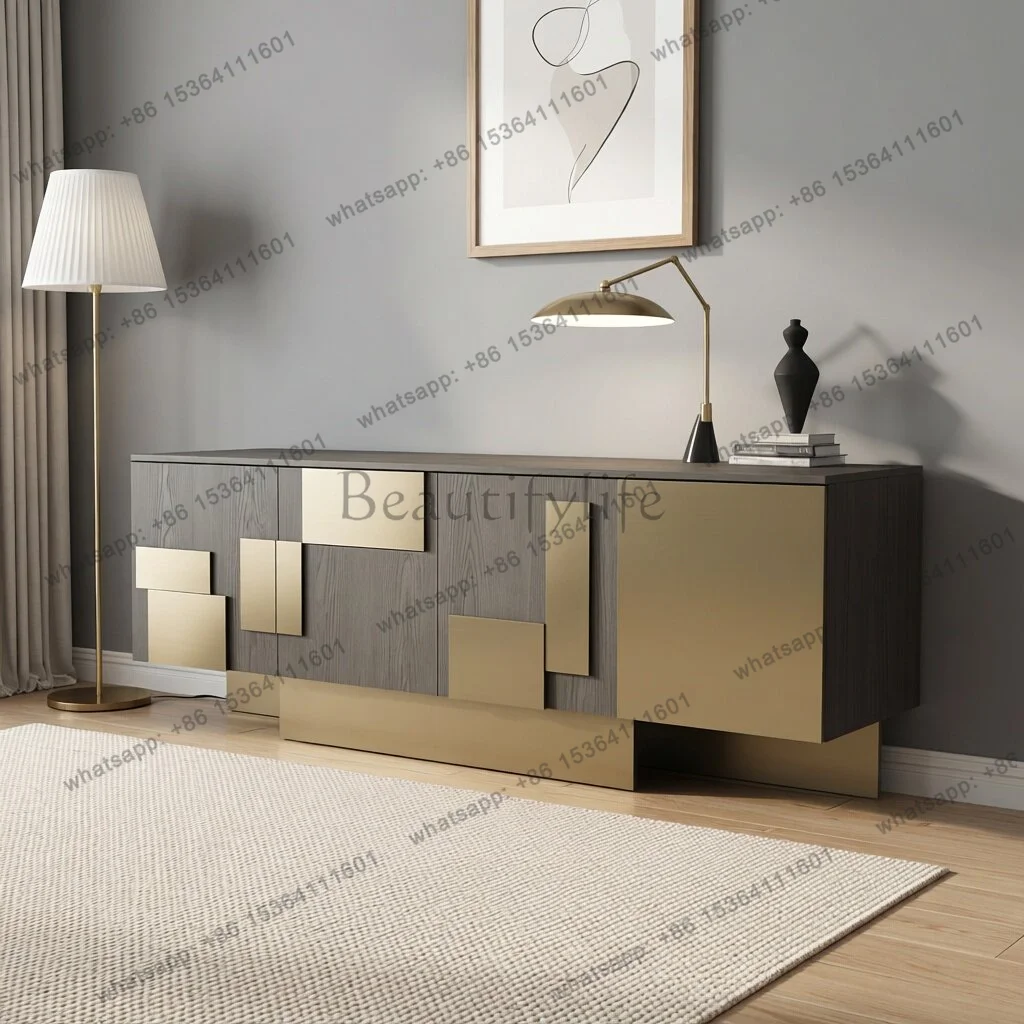 LD33 Italian light luxury solid wood dining side cabinet rock slab custom villa hotel partition decoration cabinet
LD33 Italian light luxury solid wood dining side cabinet rock slab custom villa hotel partition decoration cabinet