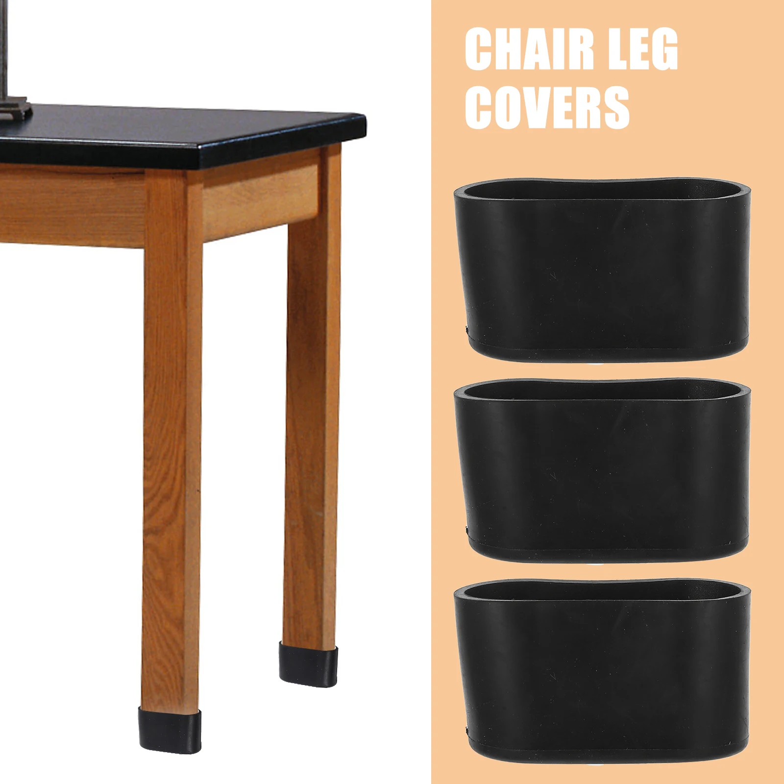 16pcs Chair Legs Protectors Black Anti Slip PVC niture Pads Floor Desk Table Feet Covers Leg Caps Extend Carpet
16pcs Chair Legs Protectors Black Anti Slip PVC niture Pads Floor Desk Table Feet Covers Leg Caps Extend Carpet