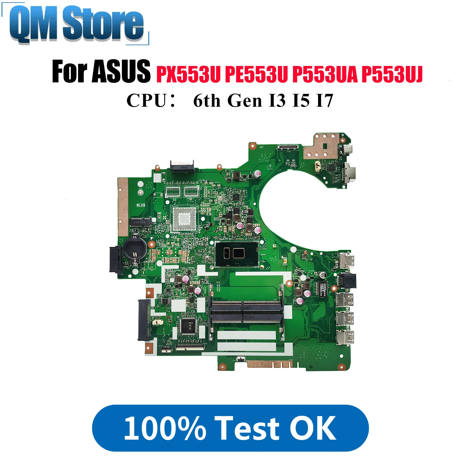 P553UA Материнская плата для ноутбука ASUS ProArt PE553U P553UJ PX553U P553UA P553U RPO553U Материнская плата с процессором I3 I5 I7 тест ОК быстрая доставка
P553UA Материнская плата для ноутбука ASUS ProArt PE553U P553UJ PX553U P553UA P553U RPO553U Материнская плата с процессором I3 I5 I7 тест ОК быстрая доставка