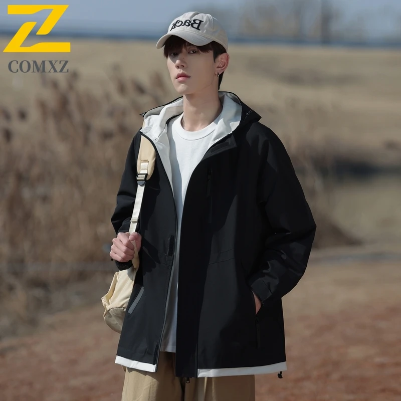 Men's Casual Lightweight Waterproof Windbreaker Jacket Men's Full Zip Up Hooded Coat 2025 Spring New Outdoor Hiking Jacket 4XL
Men's Casual Lightweight Waterproof Windbreaker Jacket Men's Full Zip Up Hooded Coat 2025 Spring New Outdoor Hiking Jacket 4XL