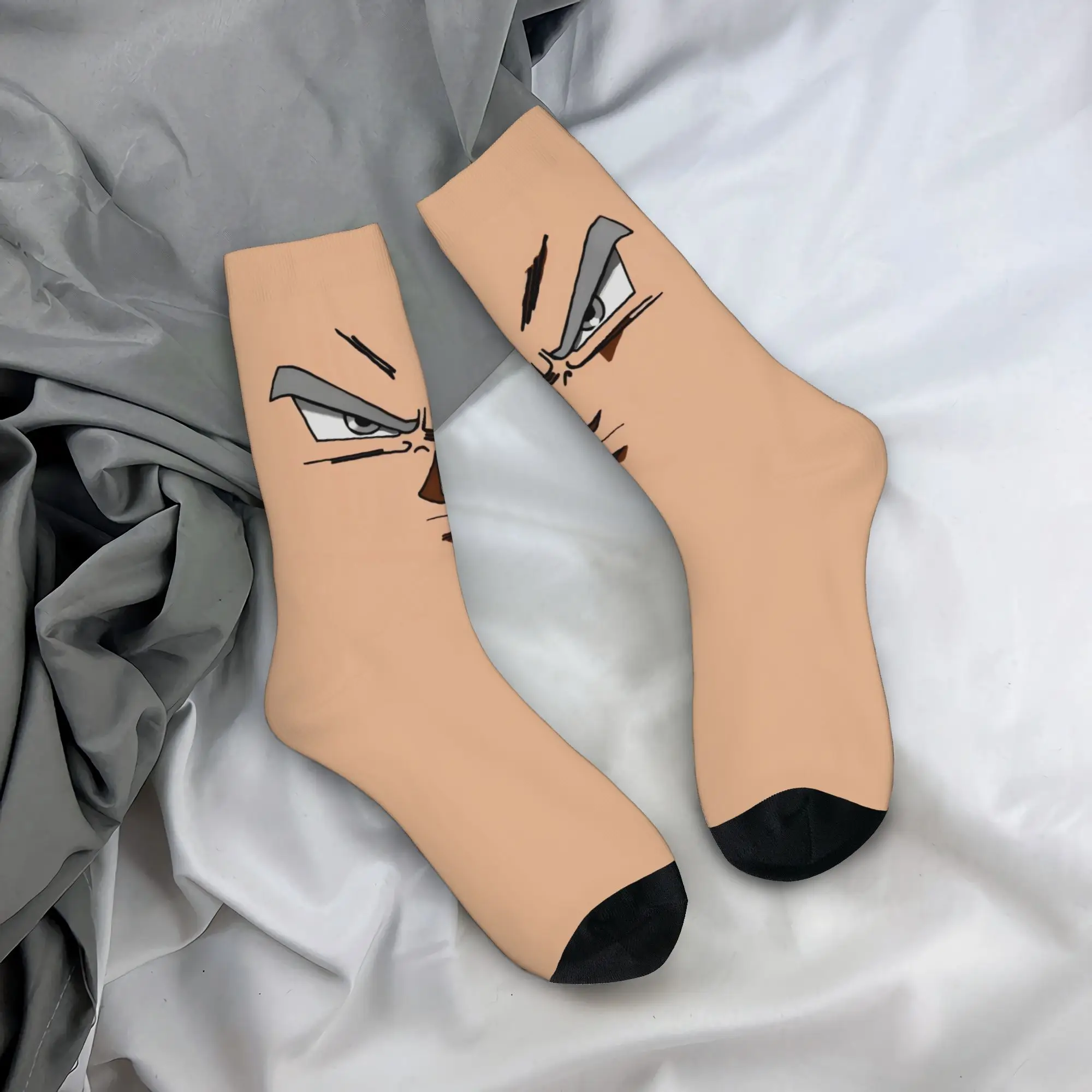 Funny Sock Dragon Ball Mui Goku face Vintage Seamless Pattern Printed Men Socks Novelty Men's Socks
Funny Sock Dragon Ball Mui Goku face Vintage Seamless Pattern Printed Men Socks Novelty Men's Socks