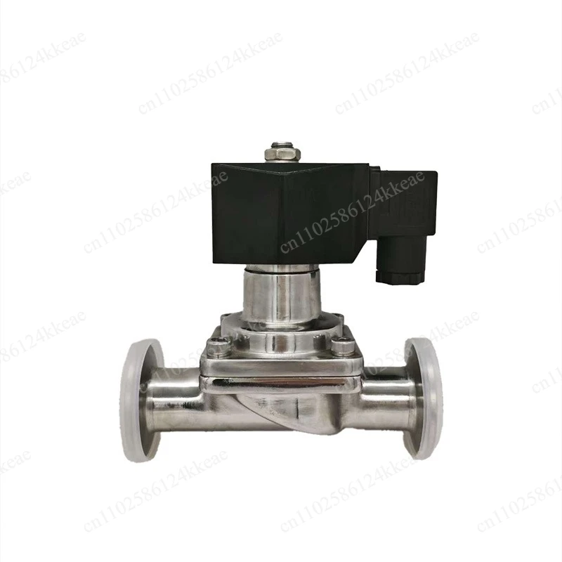 Quick installation solenoid valve clamp normally closed coil stainless steel 304 one-way water inlet electromagnetic type
Quick installation solenoid valve clamp normally closed coil stainless steel 304 one-way water inlet electromagnetic type