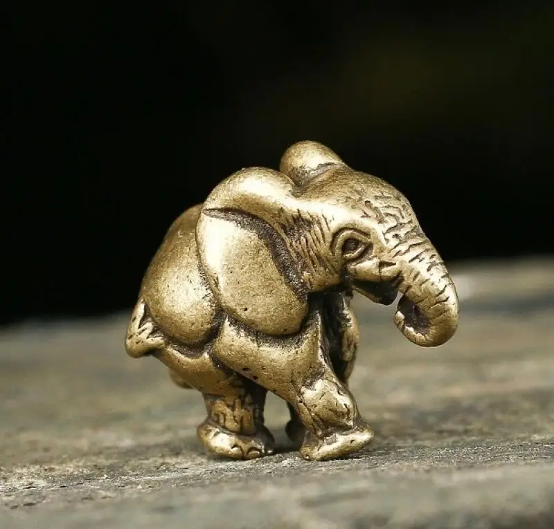 Brass Elephant Animal Statue Small Sculpture Tabletop Figurine Home Decor Gifts
Brass Elephant Animal Statue Small Sculpture Tabletop Figurine Home Decor Gifts