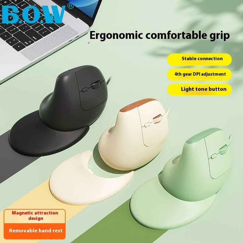 Vertical Mouse Ergonomic Design Usb Interface Computer Mouse 4 Adjustable Dpi800/1200/2400/3200 For Laptop Pc Desktop Computer
Vertical Mouse Ergonomic Design Usb Interface Computer Mouse 4 Adjustable Dpi800/1200/2400/3200 For Laptop Pc Desktop Computer