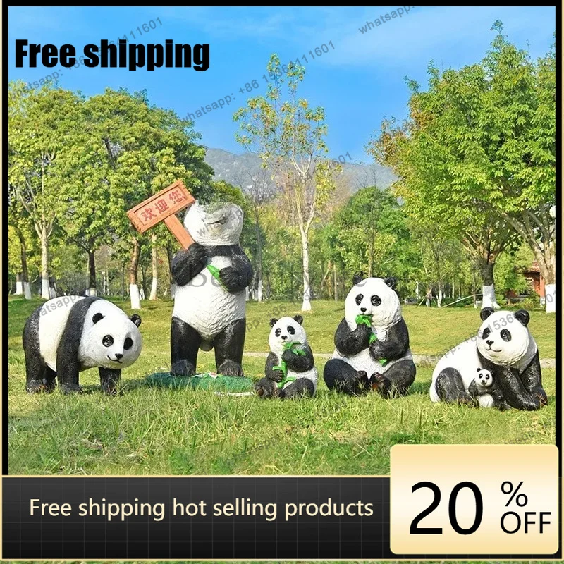 FG simulazione panda scultura in fibra di vetro giardino paesaggio schizzo prato decorazione esterna ornamento
FG simulazione panda scultura in fibra di vetro giardino paesaggio schizzo prato decorazione esterna ornamento