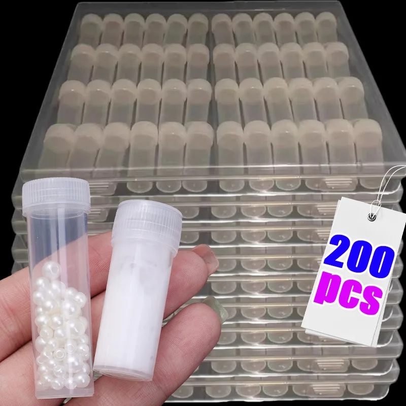 20-200pcs Plastic Sample Bottle Small Bottle Test Tube 5/7ml Small Bottles Storage Container Refillable Bottle Bead Accessories
20-200pcs Plastic Sample Bottle Small Bottle Test Tube 5/7ml Small Bottles Storage Container Refillable Bottle Bead Accessories