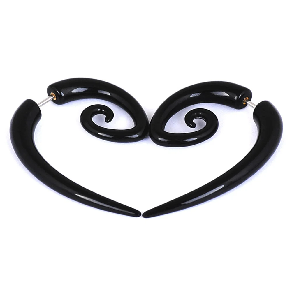 6pcs Black Acrylic Spiral Tribal Fake Gauge Ear Plug Wings Piercing Taper For Men Women Fashion Earrings Jewelry Gift
6pcs Black Acrylic Spiral Tribal Fake Gauge Ear Plug Wings Piercing Taper For Men Women Fashion Earrings Jewelry Gift