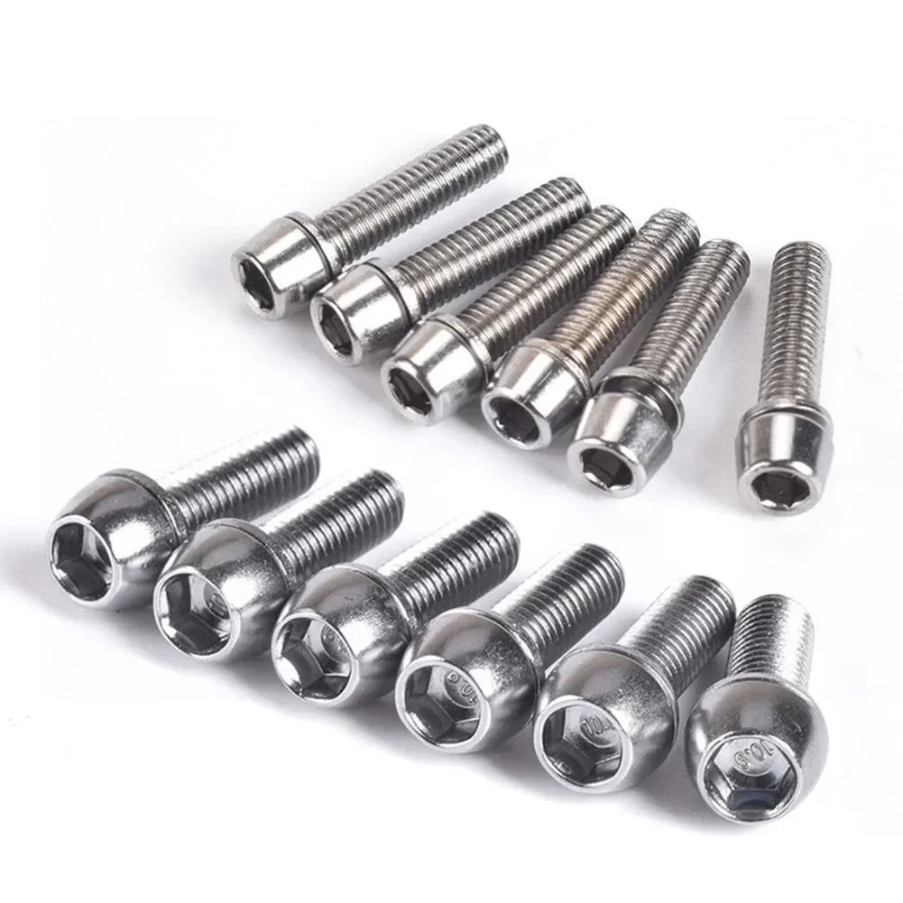 6Pcs Bicycle Stem Bolts Anti-rust Light Weight For Bike Seatpost Collar/derailleur/headset Stem High-precision Steel M5 M6x20mm
6Pcs Bicycle Stem Bolts Anti-rust Light Weight For Bike Seatpost Collar/derailleur/headset Stem High-precision Steel M5 M6x20mm
