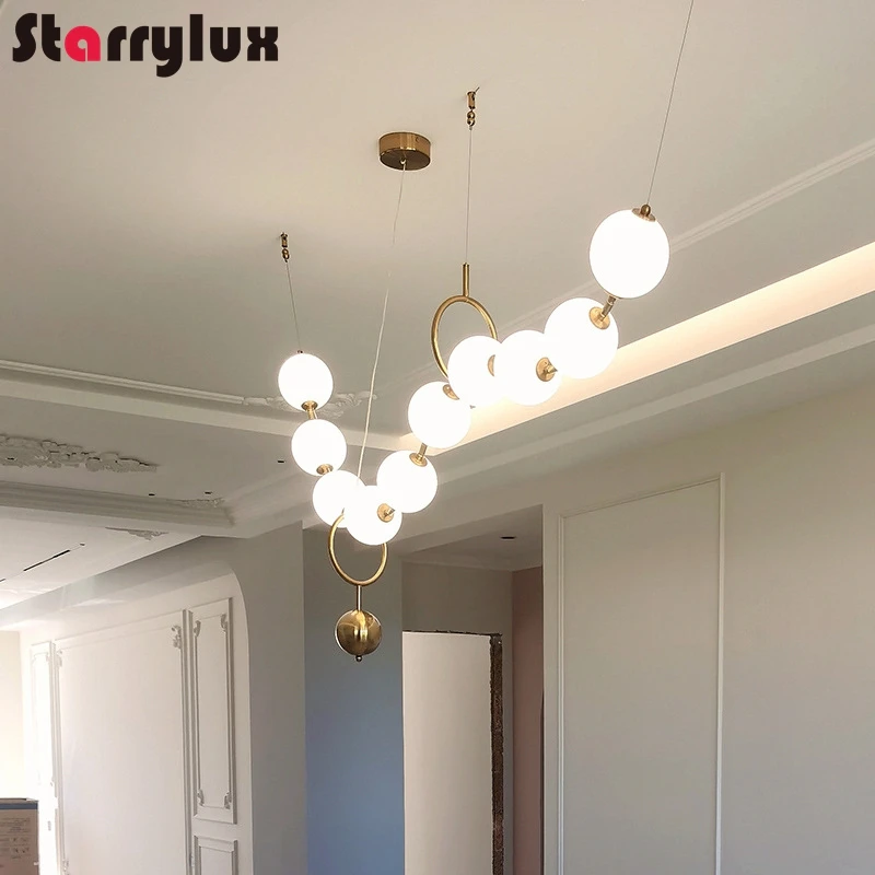 French Pearl Chandelier Nordic Living Room LED Pendant Light Full Copper Dining Light Acrylic Lamp
French Pearl Chandelier Nordic Living Room LED Pendant Light Full Copper Dining Light Acrylic Lamp