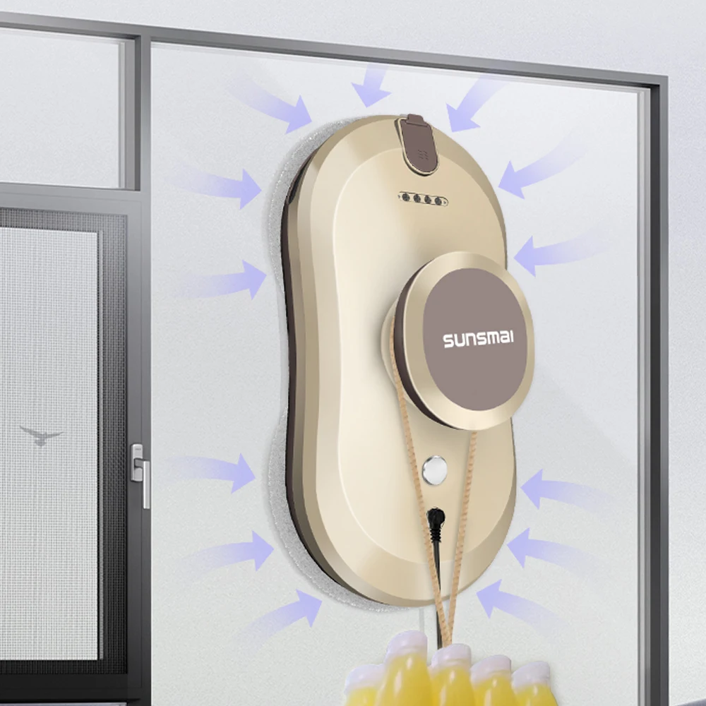 Factory Smart Glass Window Cleaner Robot with Water Spray Function APP and Remote Controller
Factory Smart Glass Window Cleaner Robot with Water Spray Function APP and Remote Controller