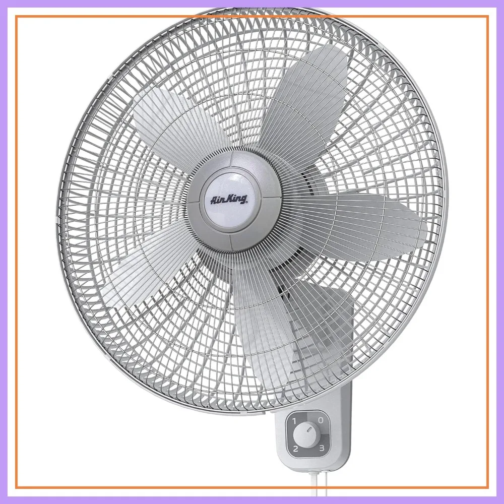 18-Inch Commercial Grade Oscillating Wall Mount Fan, White, 9018
18-Inch Commercial Grade Oscillating Wall Mount Fan, White, 9018