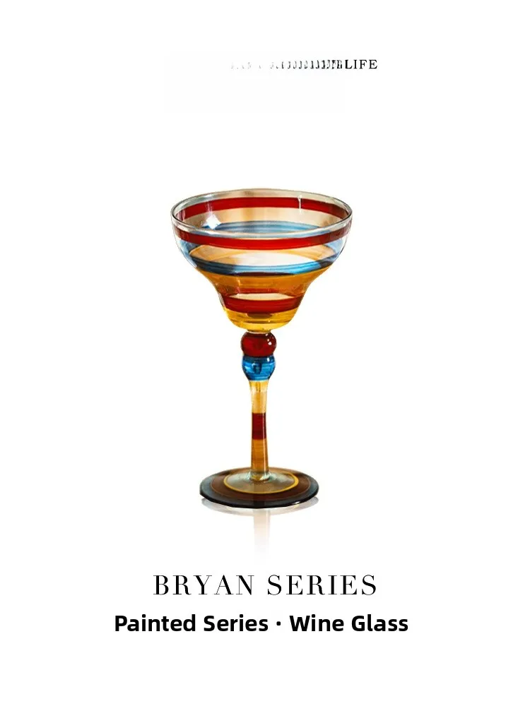 Tlife Bryan Crystal Color Painted Glass Highball Wine Glasses Red Wine Cup Cocktail Cup Purple Charm Nordic Style Handmade
Tlife Bryan Crystal Color Painted Glass Highball Wine Glasses Red Wine Cup Cocktail Cup Purple Charm Nordic Style Handmade