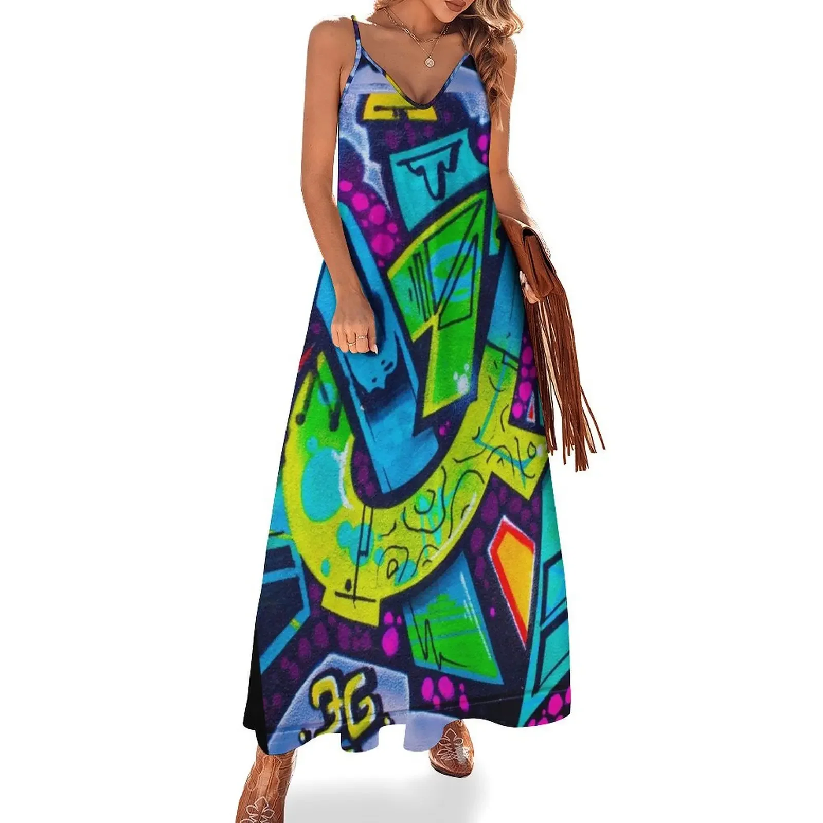 Street art Sleeveless Dress long dresses for women dresses for womens long dress women Dance dresses
Street art Sleeveless Dress long dresses for women dresses for womens long dress women Dance dresses