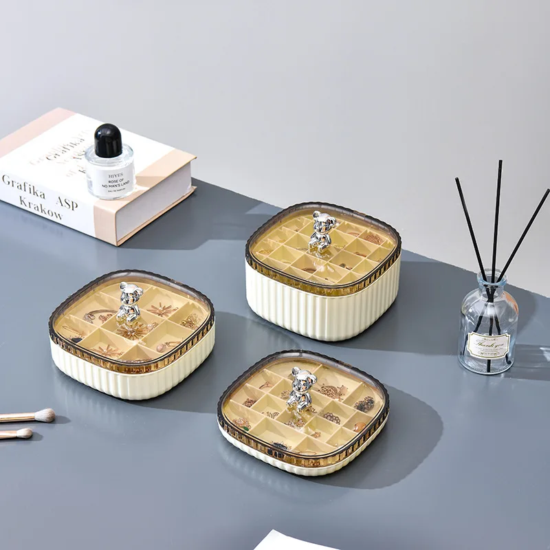 Travel Friendly Portable Jewelry Box with Transparent Lid Multi-Layered Organizer for Earrings Necklaces Rings MultiLayered Grid
Travel Friendly Portable Jewelry Box with Transparent Lid Multi-Layered Organizer for Earrings Necklaces Rings MultiLayered Grid