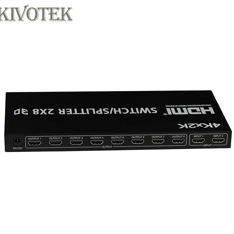 4k*2k,3D 2X8 HDMI SwitcherSplitter,Support LPCM Audio Connector IR Remote Control,Power Supply For HDTV PC Project
4k*2k,3D 2X8 HDMI SwitcherSplitter,Support LPCM Audio Connector IR Remote Control,Power Supply For HDTV PC Project