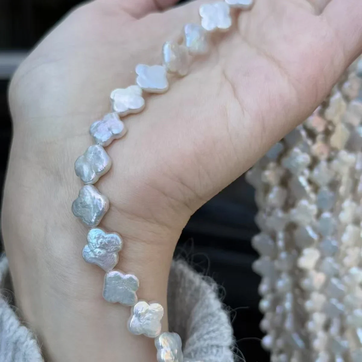 9.5-10.5mm 6A+ Hot Sale Natural Freshwater Pearl Baroque Leaf White Bead Women Jewelry Make DIY Necklace Bracelet Accessories
9.5-10.5mm 6A+ Hot Sale Natural Freshwater Pearl Baroque Leaf White Bead Women Jewelry Make DIY Necklace Bracelet Accessories