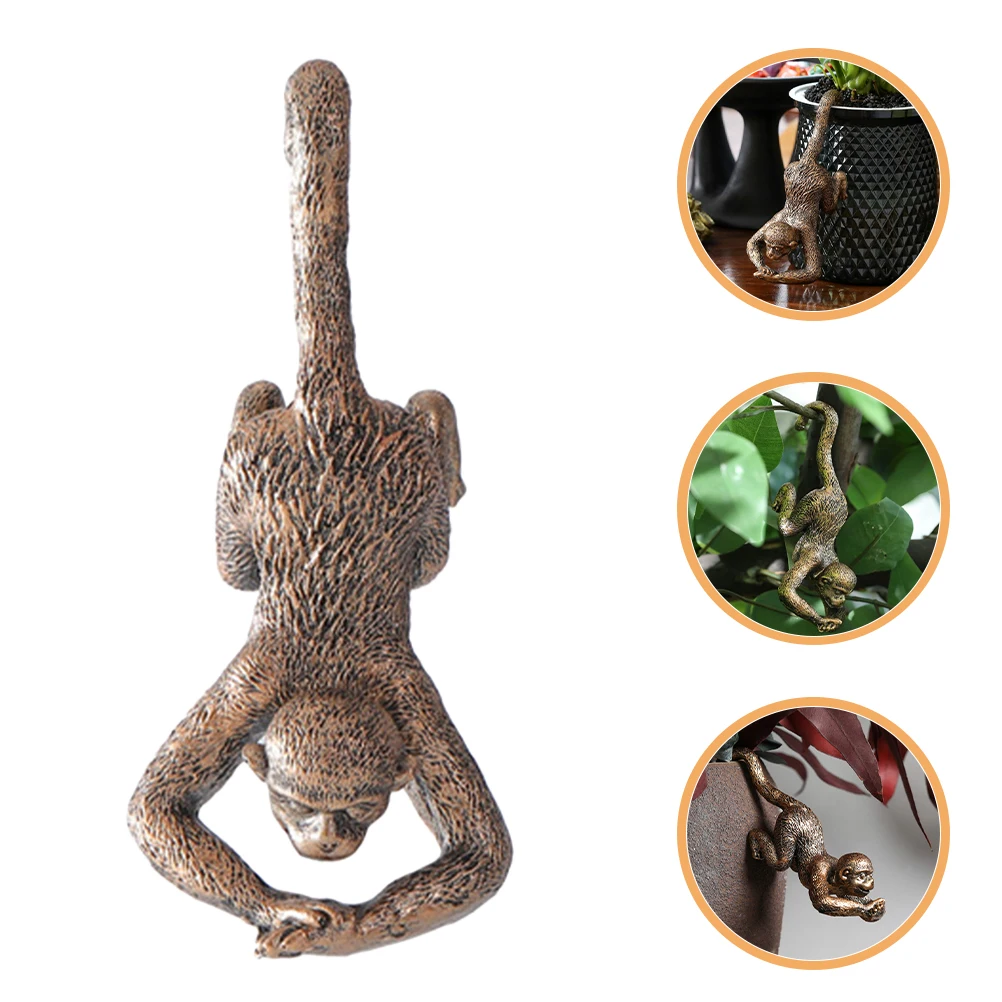 Lifelike Resin Monkey Decor Creative Design Garden Ornament Indoor Outdoor Pendant Garden Decorations Yard Decors
Lifelike Resin Monkey Decor Creative Design Garden Ornament Indoor Outdoor Pendant Garden Decorations Yard Decors