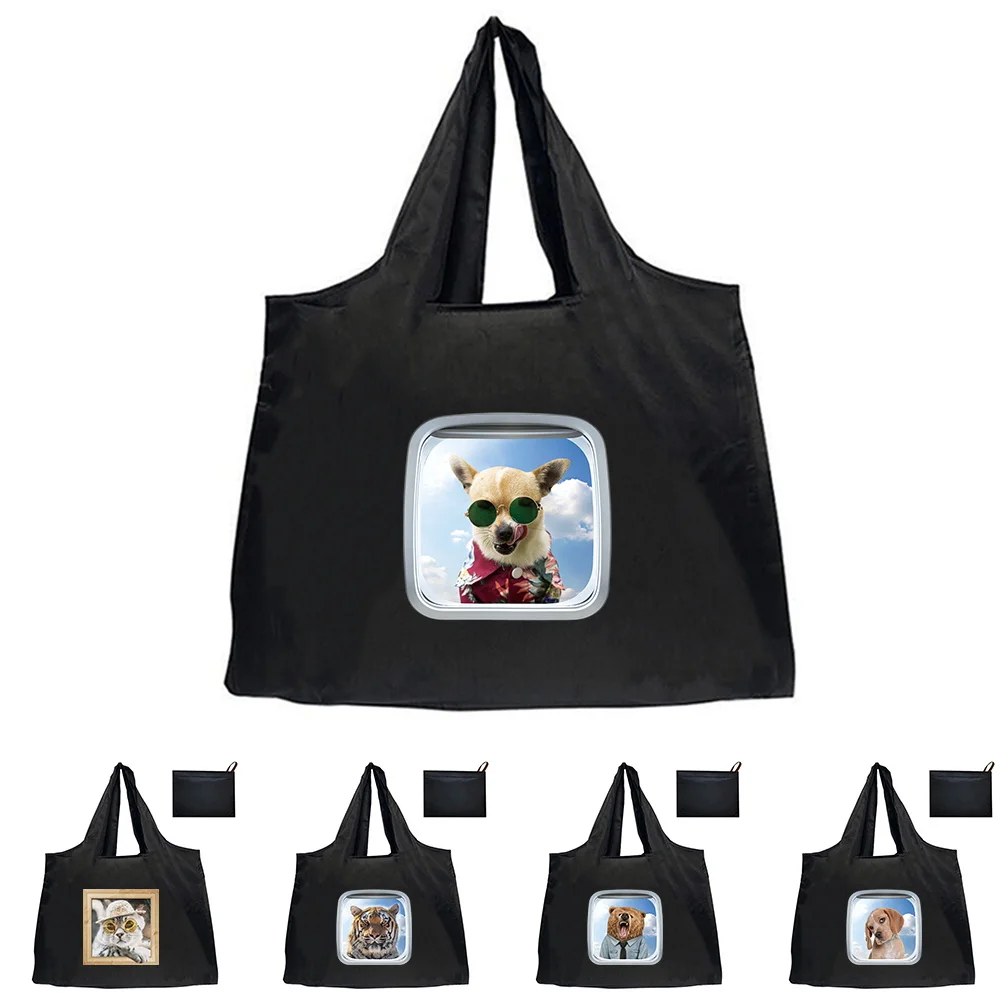 Shopping Bag Animal Series Printed Pattern Fashionable and Simple One Shoulder Shopping Bag Large Capacity Storage Handbag
Shopping Bag Animal Series Printed Pattern Fashionable and Simple One Shoulder Shopping Bag Large Capacity Storage Handbag