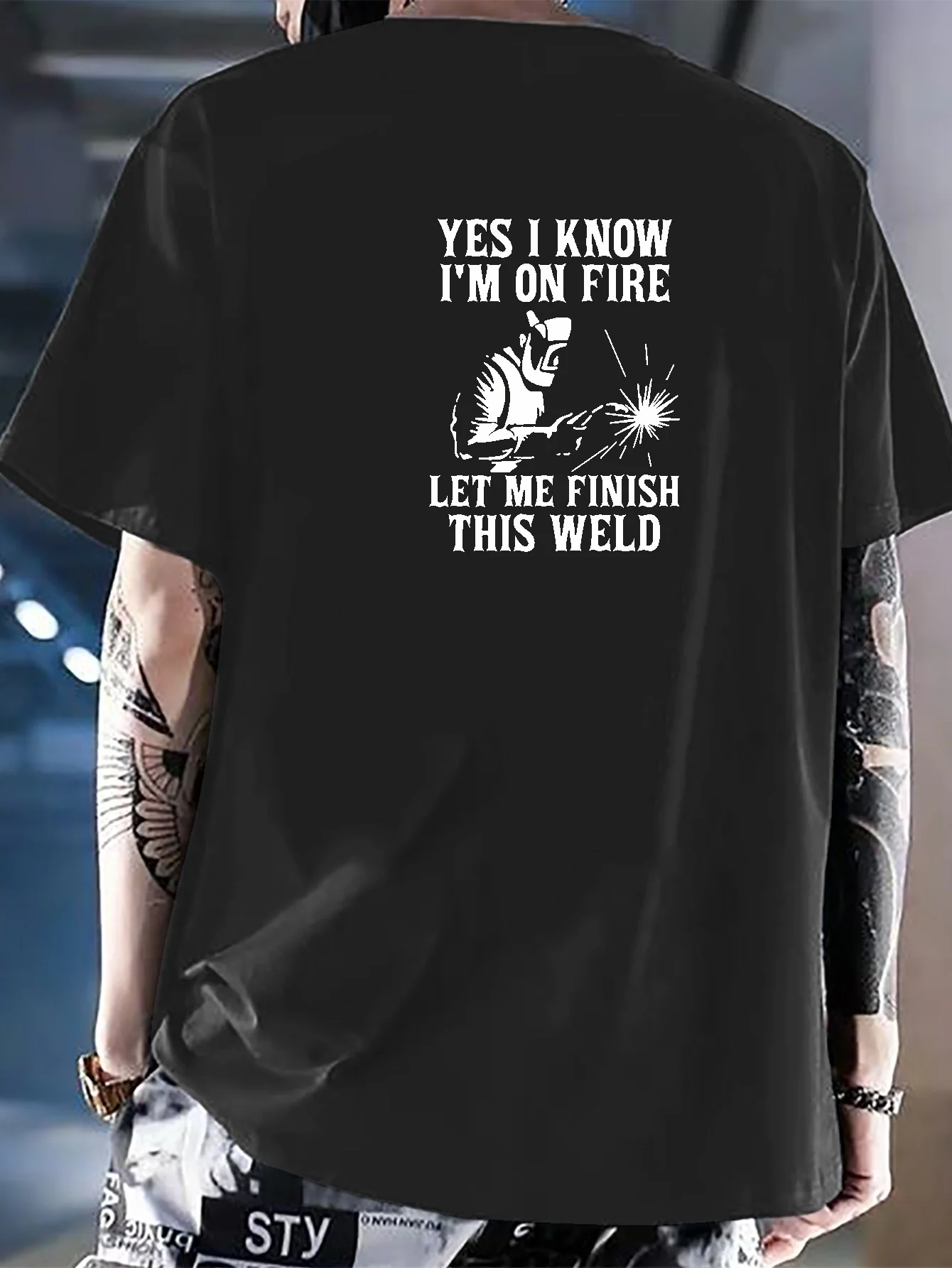 I'm On Fire Welding Tee - Men's 220g Cotton Graphic T-Shirt for Everyday Wear Unique Designs
I'm On Fire Welding Tee - Men's 220g Cotton Graphic T-Shirt for Everyday Wear Unique Designs