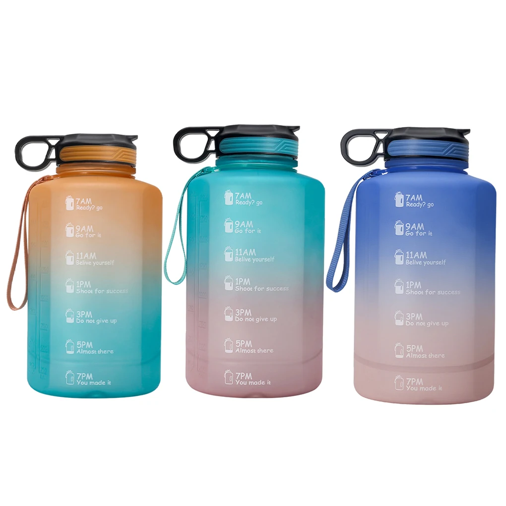 3.78L Motivating Water Bottle with Time Marker Straw Leakproof Plastic Gallon Jug Beverage Container Mug Green Pink
3.78L Motivating Water Bottle with Time Marker Straw Leakproof Plastic Gallon Jug Beverage Container Mug Green Pink