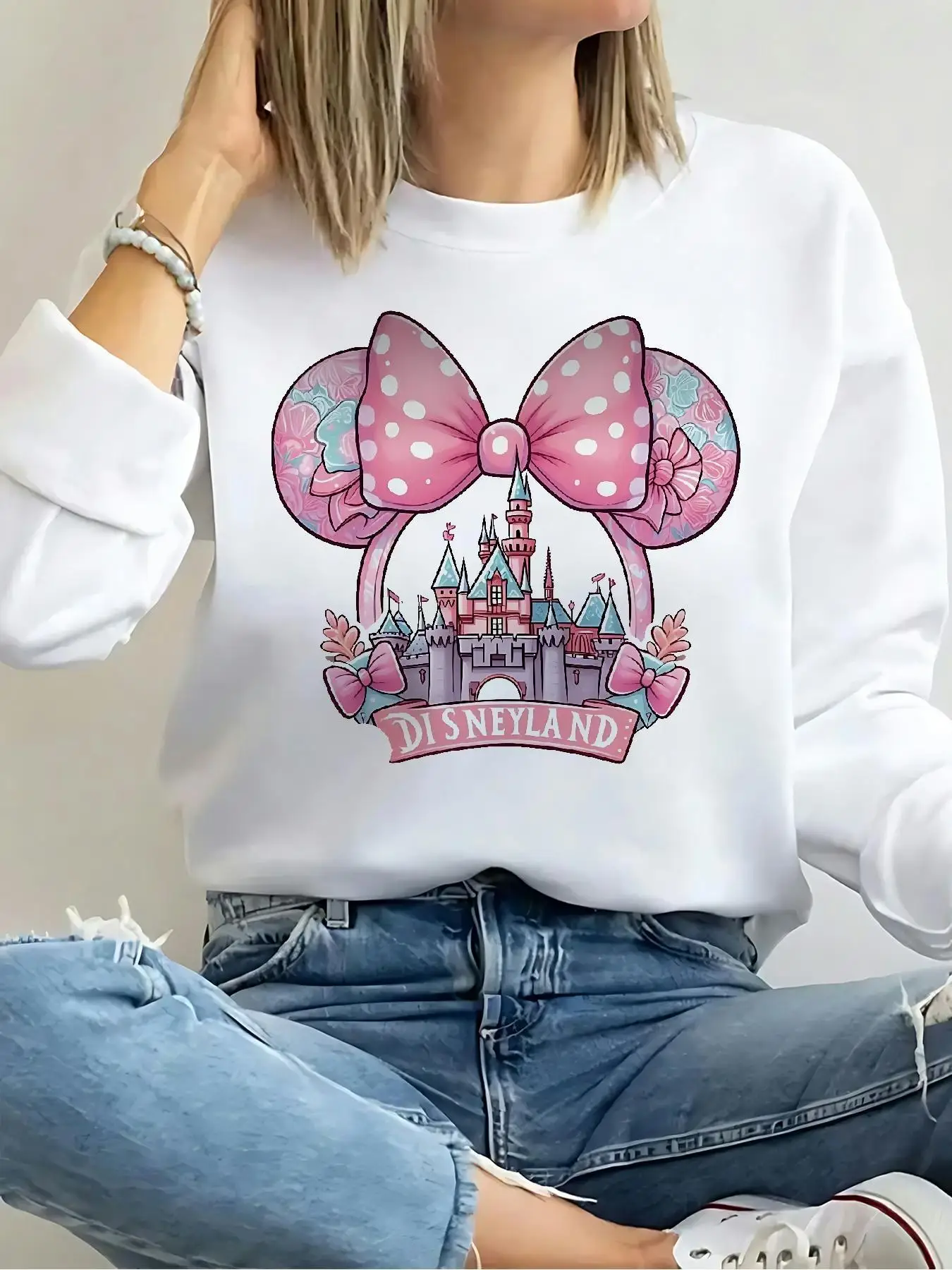 Women's Disneyland Mickey Minnie Mouse Cotton Hoodie Sweatshirt Pullover Casual Autumn Winter Cozy Fleece Oversized Long Sleeves
Women's Disneyland Mickey Minnie Mouse Cotton Hoodie Sweatshirt Pullover Casual Autumn Winter Cozy Fleece Oversized Long Sleeves