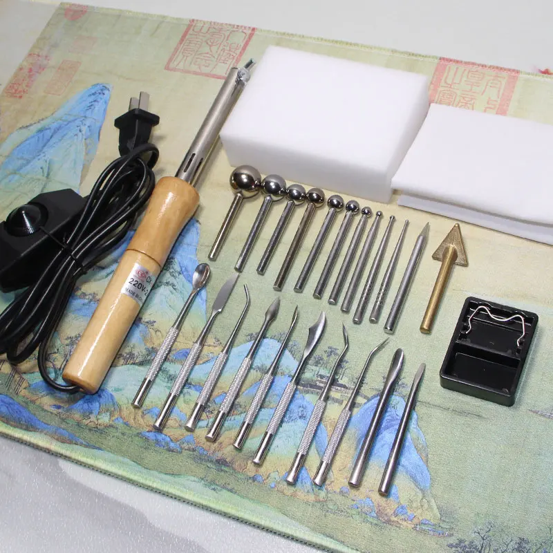 220V Adjustable Temp Ironing Kit for DIY Velvet Flowers - Intangible Cultural Heritage Craft, Shape Petals/Balls/Rods
220V Adjustable Temp Ironing Kit for DIY Velvet Flowers - Intangible Cultural Heritage Craft, Shape Petals/Balls/Rods