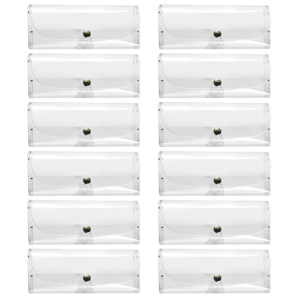 12 Pcs Spectacle Travel Case Glasses Clear Reading Button Slim Eyeglass Eyeglasses
12 Pcs Spectacle Travel Case Glasses Clear Reading Button Slim Eyeglass Eyeglasses