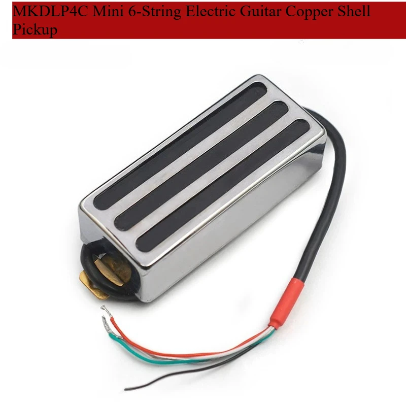 Chrome Mini Humbucker Pickup 68x29MM Triple Rail 4-Conductor Coil Tap 9K Output for Electric Guitar
Chrome Mini Humbucker Pickup 68x29MM Triple Rail 4-Conductor Coil Tap 9K Output for Electric Guitar