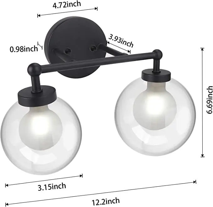 Mirror headlights wall lights modern minimalist bathroom glass vanity double headed American retro industrial style iron art
Mirror headlights wall lights modern minimalist bathroom glass vanity double headed American retro industrial style iron art