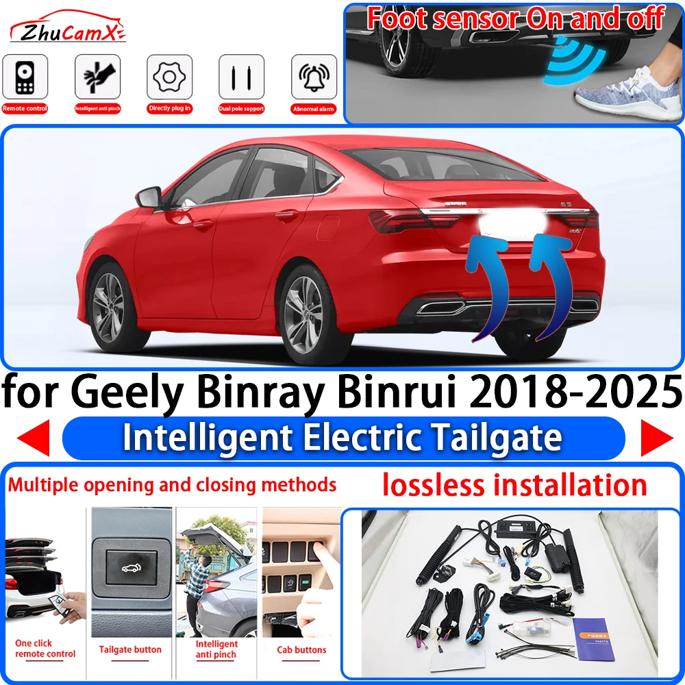 ZhuCamX for Geely Binray Binrui 2018-2025 Power Liftgate Trunk Electric Suction Tailgate Intelligent Tail Gate Lift Strut System
ZhuCamX for Geely Binray Binrui 2018-2025 Power Liftgate Trunk Electric Suction Tailgate Intelligent Tail Gate Lift Strut System
