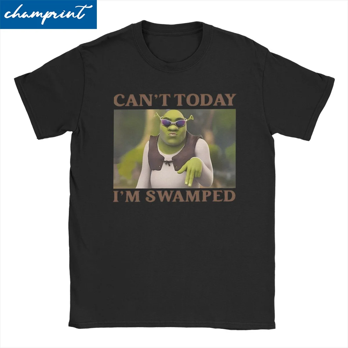 Мужские и женские футболки Funny Shreks Can't Today Im Swamped, повседневная хлопковая футболка Shreks, футболки с круглым вырезом, одежда больших размеров
Мужские и женские футболки Funny Shreks Can't Today Im Swamped, повседневная хлопковая футболка Shreks, футболки с круглым вырезом, одежда больших размеров